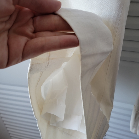 BEBE White Linen Pants - Picture 5 of 6